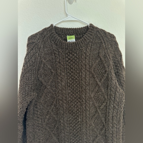 Vintage Kennedy of Ardara Ireland Cable Hand Knit 100% Wool fisherman Sweater - Picture 3 of 12